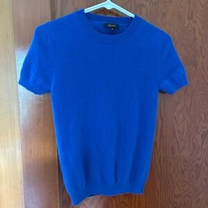 Quince Royal Blue Knit Top